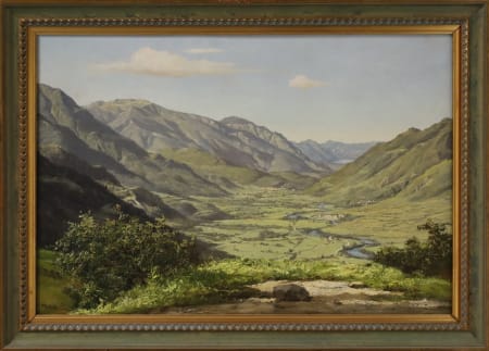 Pietro Leidi — La Valle Camonica da Paspardo